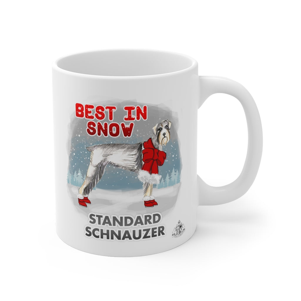 Standard Schnauzer Best In Snow Mug