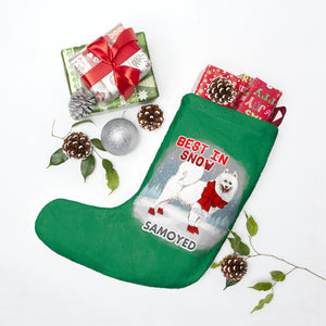 Samoyed Best In Snow Christmas Stockings