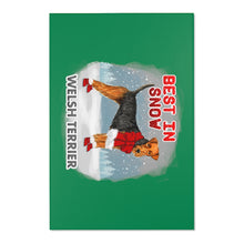 Load image into Gallery viewer, Welsh Terrier Best In Snow Area Rug