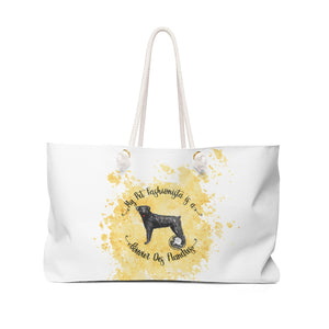 Bouvier Des Flandres Pet Fashionista Weekender Bag