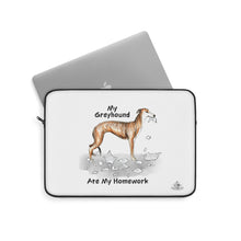 Load image into Gallery viewer, My Greyhound Ate My Homework Laptop Sleeve