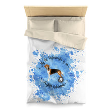Load image into Gallery viewer, English Foxhound Pet Fashionista Duvet Cover