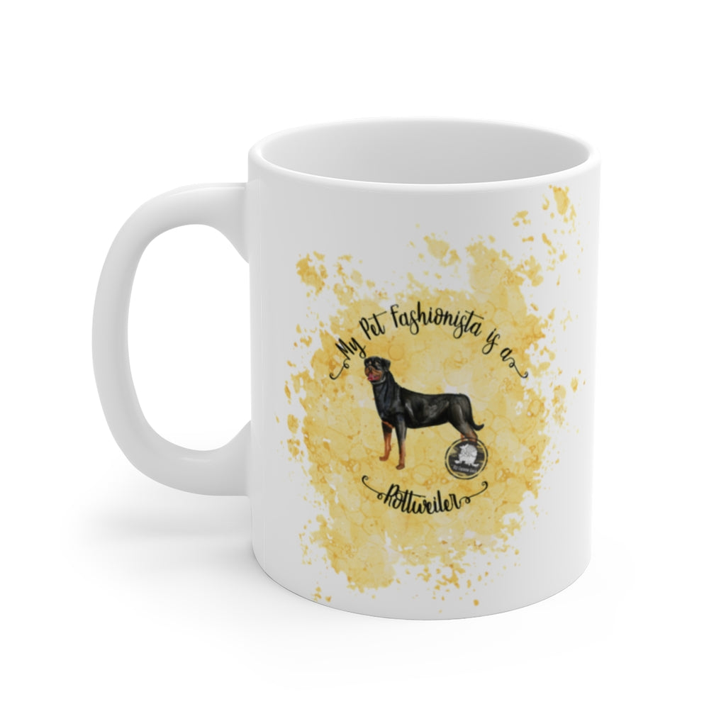 Rottweiler Pet Fashionista Mug