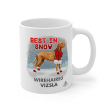 Load image into Gallery viewer, Wirehaired Vizsla Best In Snow Mug
