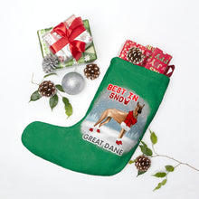 Load image into Gallery viewer, Great Dane Best In Snow Christmas Stockings