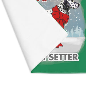 English Setter Best In Snow Placemat