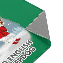 Load image into Gallery viewer, Old English Sheepdog In Snow Area Rug