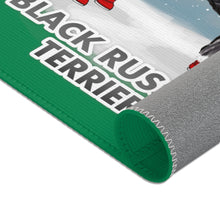 Load image into Gallery viewer, Black Russian Terrier Best In Snow Area Rug
