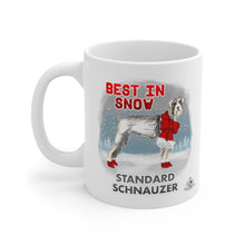 Load image into Gallery viewer, Standard Schnauzer Best In Snow Mug