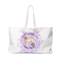 Load image into Gallery viewer, Chinese Shar-Pei Pet Fashionista Weekender Bag
