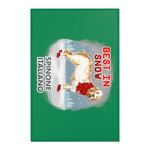 Spinone Italiano Best In Snow Area Rug