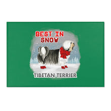 Load image into Gallery viewer, Tibetan Terrier Best In Snow Area Rug