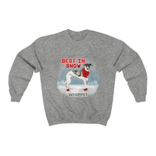 Load image into Gallery viewer, Whippet Best In Snow Heavy Blend™ Crewneck Sweatshirt