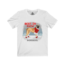 Load image into Gallery viewer, Boerboel Best In Snow Unisex Jersey Short Sleeve Tee
