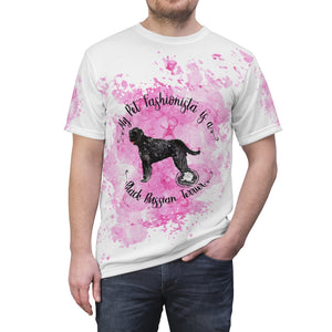 Black Russian Terrier Pet Fashionista All Over Print Shirt