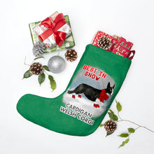 Load image into Gallery viewer, Cardigan Welsh Corgi Best In Snow Christmas Stockings