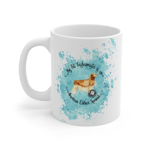 American Cocker Spaniel Pet Fashionista Mug