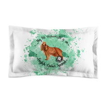 Load image into Gallery viewer, English Cocker Spaniel Pet Fashionista Pillow Sham