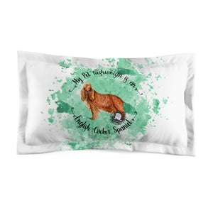 English Cocker Spaniel Pet Fashionista Pillow Sham