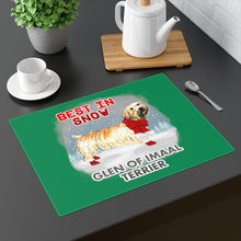 Load image into Gallery viewer, Glen of Imaal Terrier Best In Snow Placemat