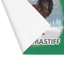 Load image into Gallery viewer, Tibetan Mastiff Best In Snow Placemat