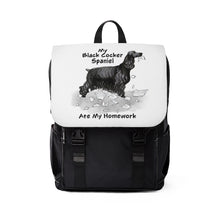 Load image into Gallery viewer, My Black Cocker Spaniel Ate My Homework Backpack