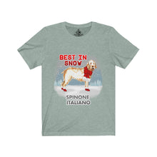 Load image into Gallery viewer, Spinone Italiano Best In Snow Unisex Jersey Short Sleeve Tee