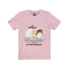 Load image into Gallery viewer, My Pekingese Ate My Homework Unisex Jersey Short Sleeve Tee