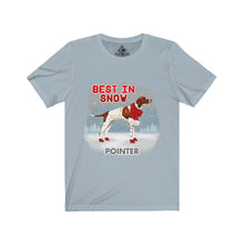 Load image into Gallery viewer, Pointer Best In Snow Unisex Jersey Short Sleeve Tee