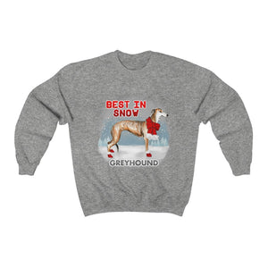 Greyhound Best In Snow Heavy Blend™ Crewneck Sweatshirt