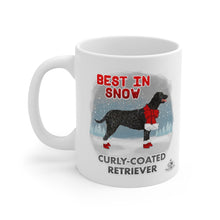 Load image into Gallery viewer, Curly-Coated Retriever Best In Snow Mug