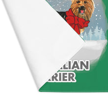 Load image into Gallery viewer, Australian Terrier Best In Snow Placemat
