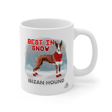 Load image into Gallery viewer, Ibizan Hound Best In Snow Mug