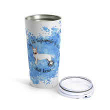 Load image into Gallery viewer, Bull Terrier Pet Fashionista Tumbler