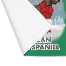 Load image into Gallery viewer, American Water Spaniel Best In Snow Placemat