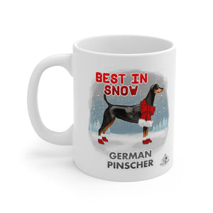 German Pinscher Best In Snow Mug