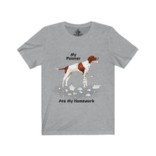 Load image into Gallery viewer, My Pointer Ate My Homework Unisex Jersey Short Sleeve Tee