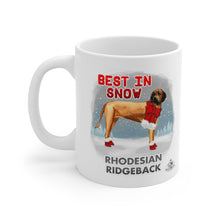 Load image into Gallery viewer, Rhodesian Ridgeback Best In Snow Mug