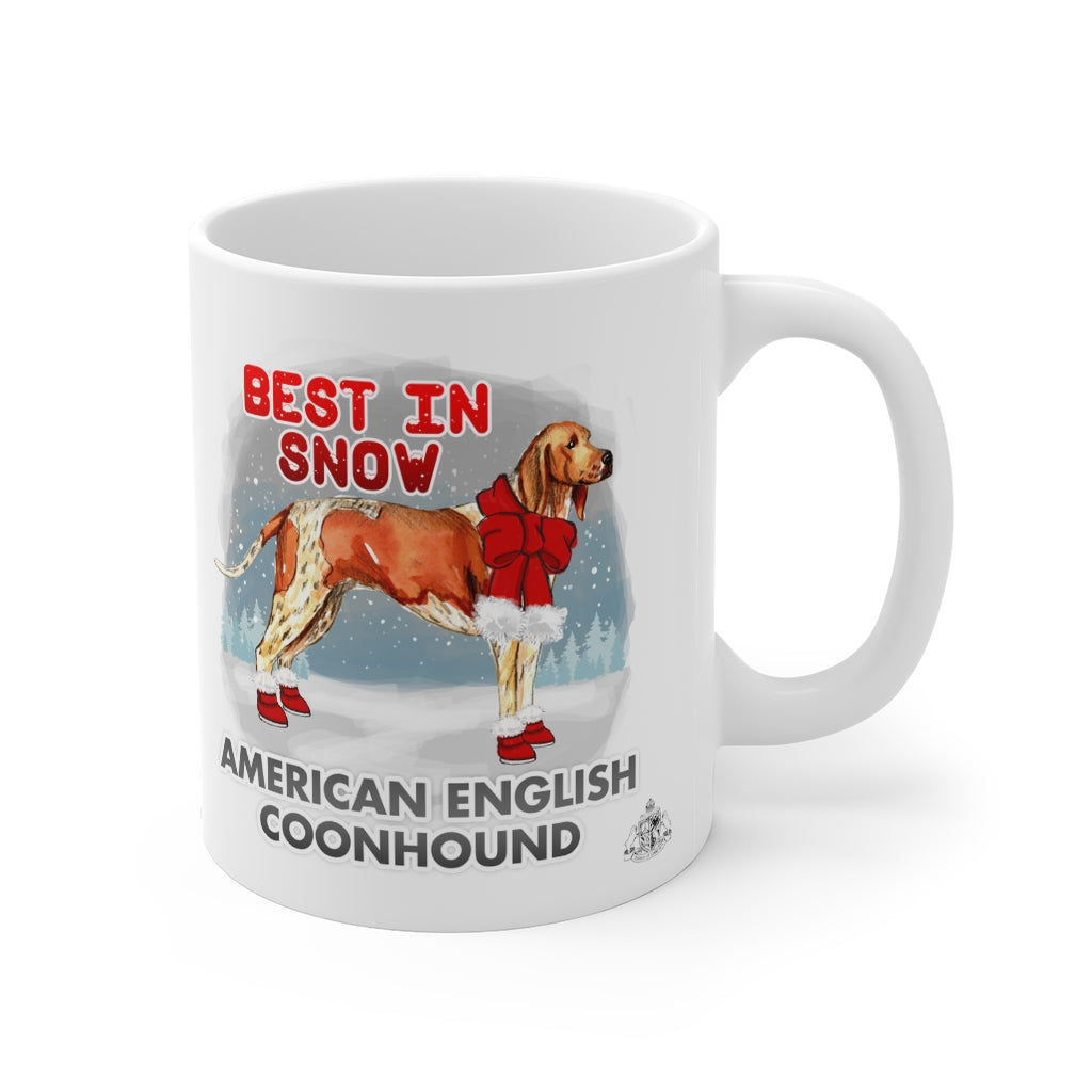 American English Coonhound Best In Snow Mug