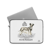 Load image into Gallery viewer, My Cesky Terrier Ate My Homework Laptop Sleeve