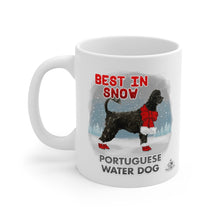 Load image into Gallery viewer, Portuguese Water Dog Best In Snow Mug