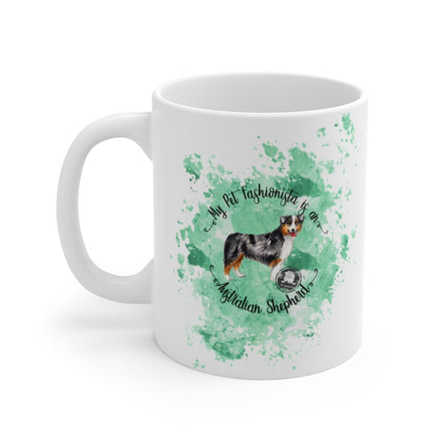 Australian Shepherd Pet Fashionista Mug