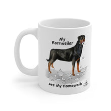 Load image into Gallery viewer, My Rottweiler Ate My Homework Mug