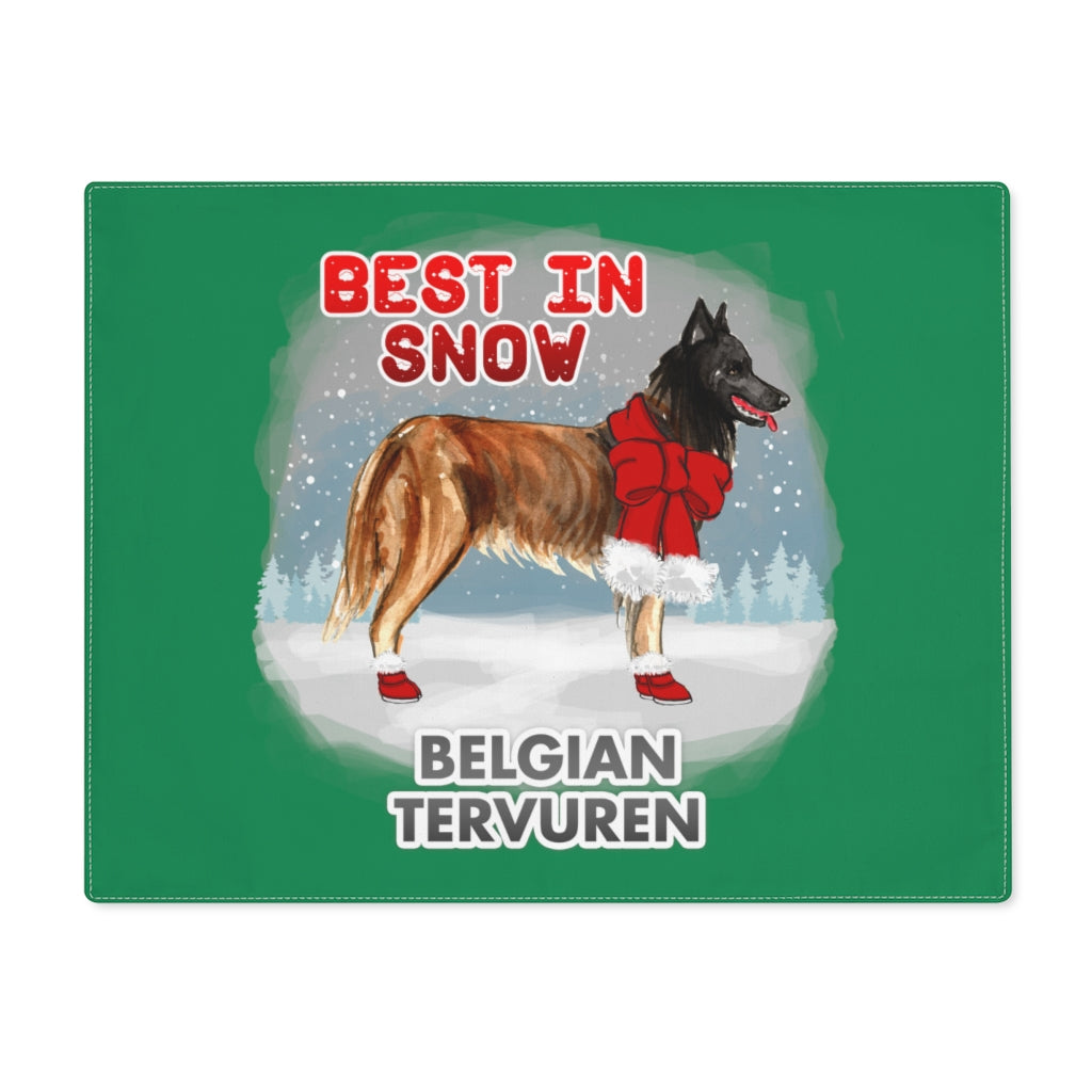 Belgian Tervuren Best In Snow Placemat