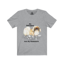Load image into Gallery viewer, My Pekingese Ate My Homework Unisex Jersey Short Sleeve Tee