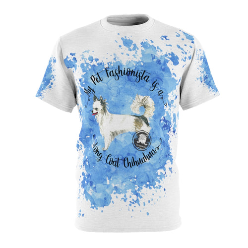 Chihuahua Long Coat Pet Fashionista All Over Print Shirt