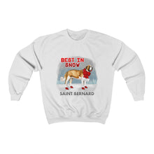 Load image into Gallery viewer, Saint Bernard Best In Snow Heavy Blend™ Crewneck Sweatshirt