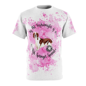 Welsh Springer Spaniel Pet Fashionista All Over Print Shirt