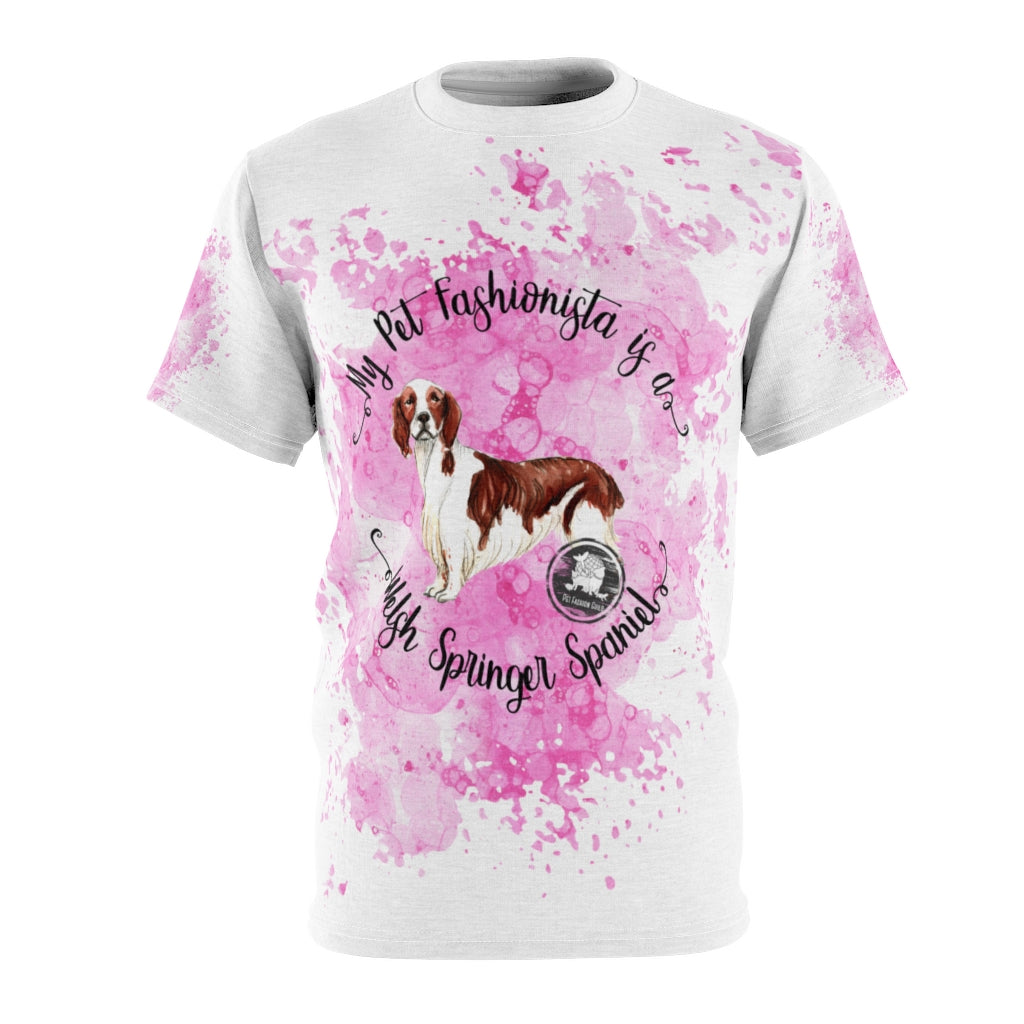 Welsh Springer Spaniel Pet Fashionista All Over Print Shirt