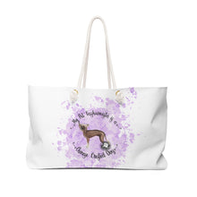 Load image into Gallery viewer, Chinese Crested Pet Fashionista Weekender Bag